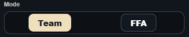 Team and FFA mode selector
